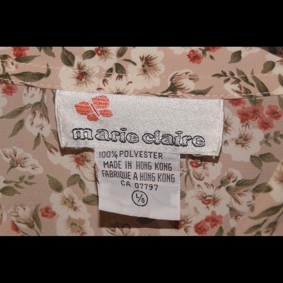 Vintage floral blouse - Picture 3 of 6